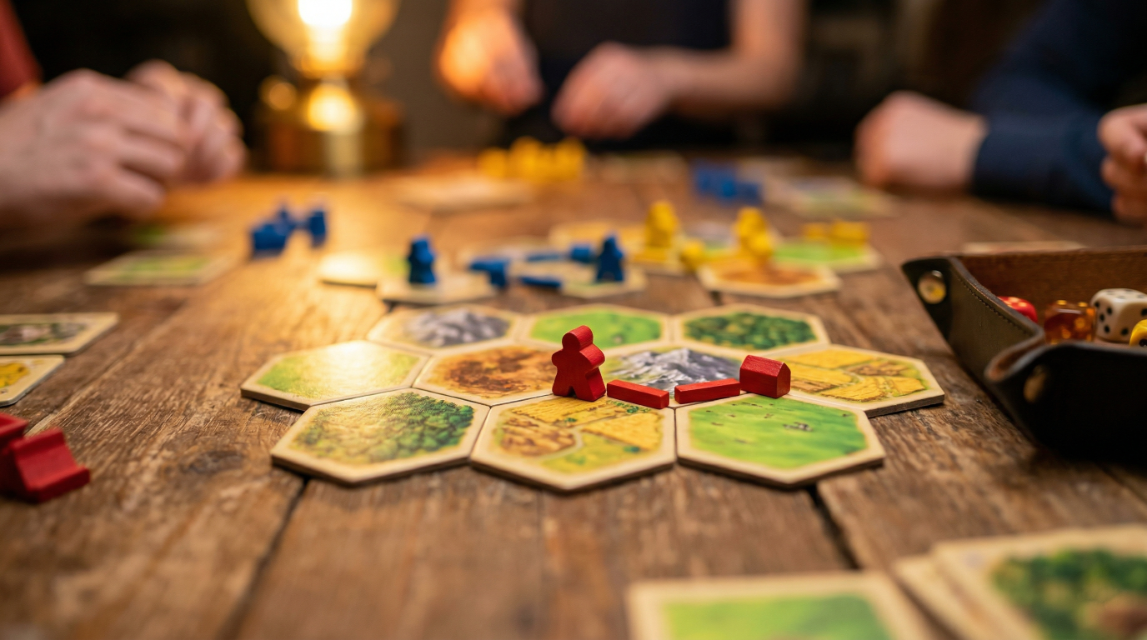 Catan board