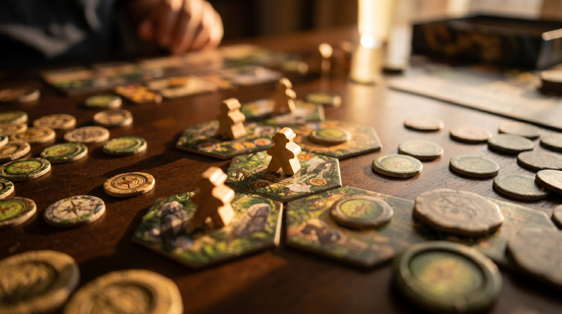 Lost Ruins of Arnak components